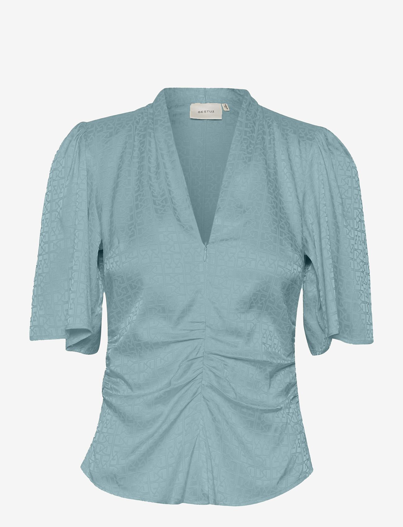 Gestuz - BrinaGZ SS blouse - lühikeste varrukatega pluusid - brittany blue - 1