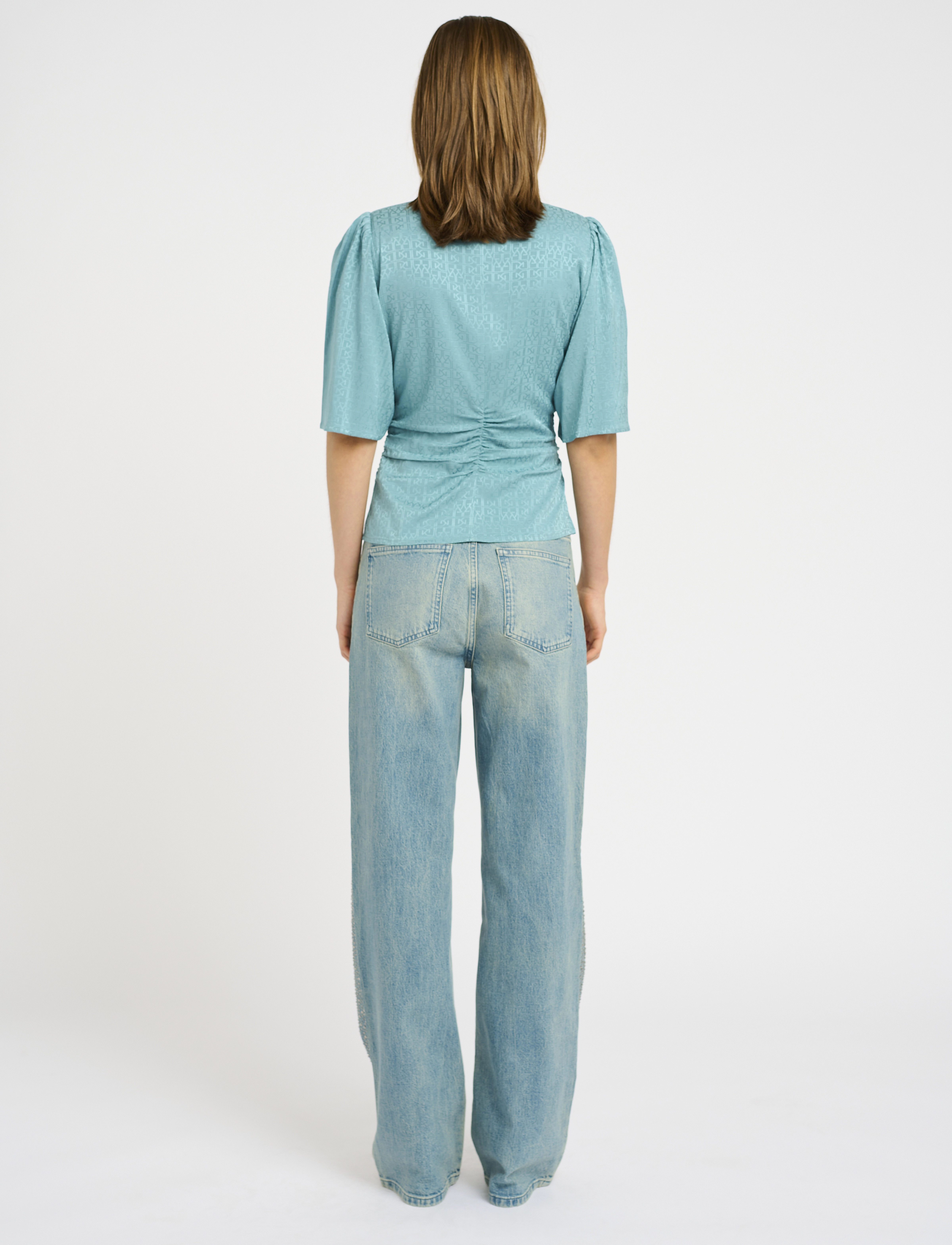 Gestuz - BrinaGZ SS blouse - lühikeste varrukatega pluusid - brittany blue - 4