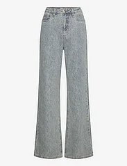 Gestuz - GiannaGZ HW wide jeans - spodnie szerokie - blue/white marble - 0