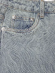 Gestuz - GiannaGZ HW wide jeans - hosen mit weitem bein - blue/white marble - 2