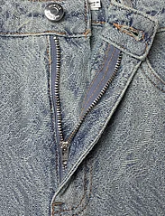 Gestuz - GiannaGZ HW wide jeans - hosen mit weitem bein - blue/white marble - 3