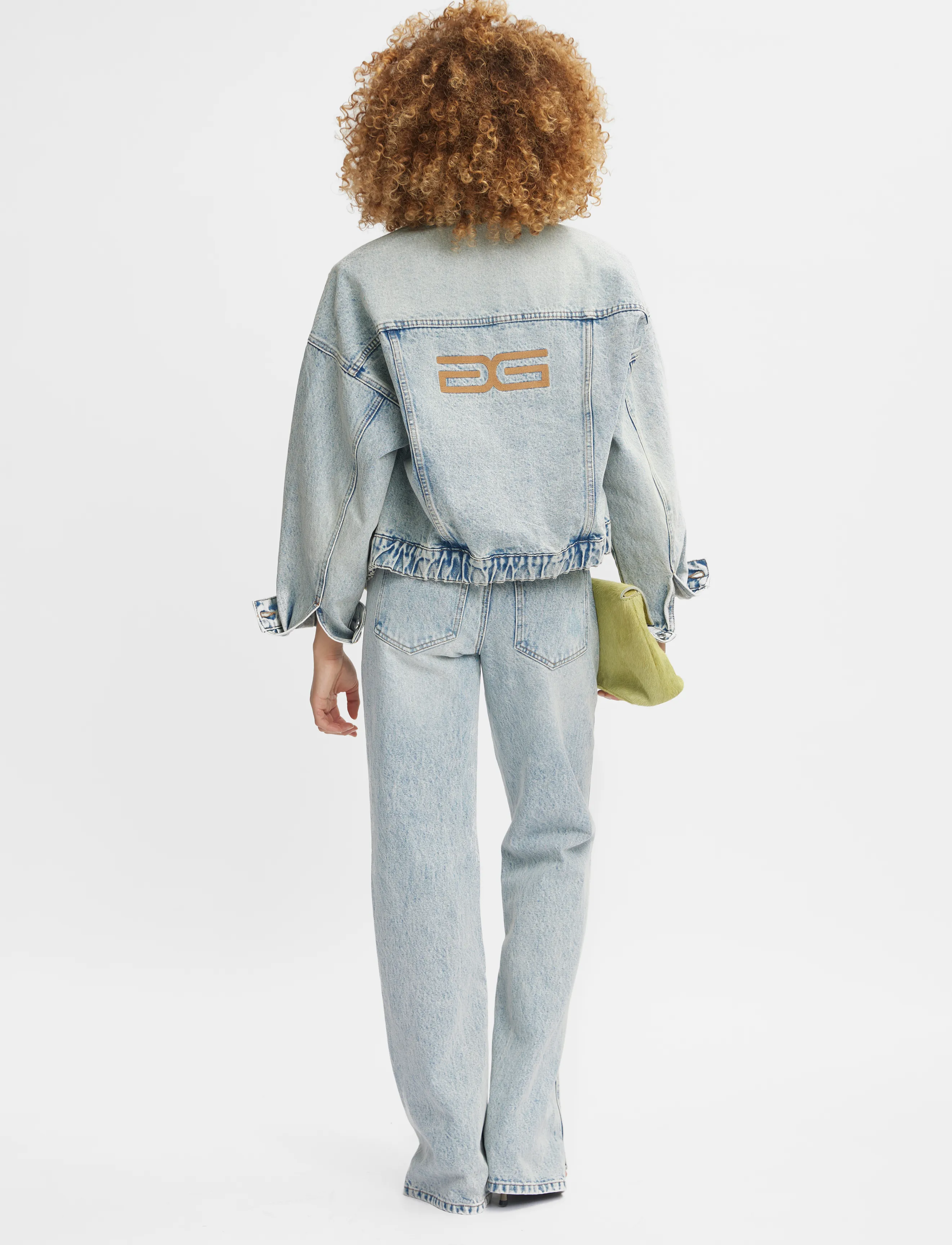 Gestuz - AcidaGZ jacket - light blue acid wash - 3