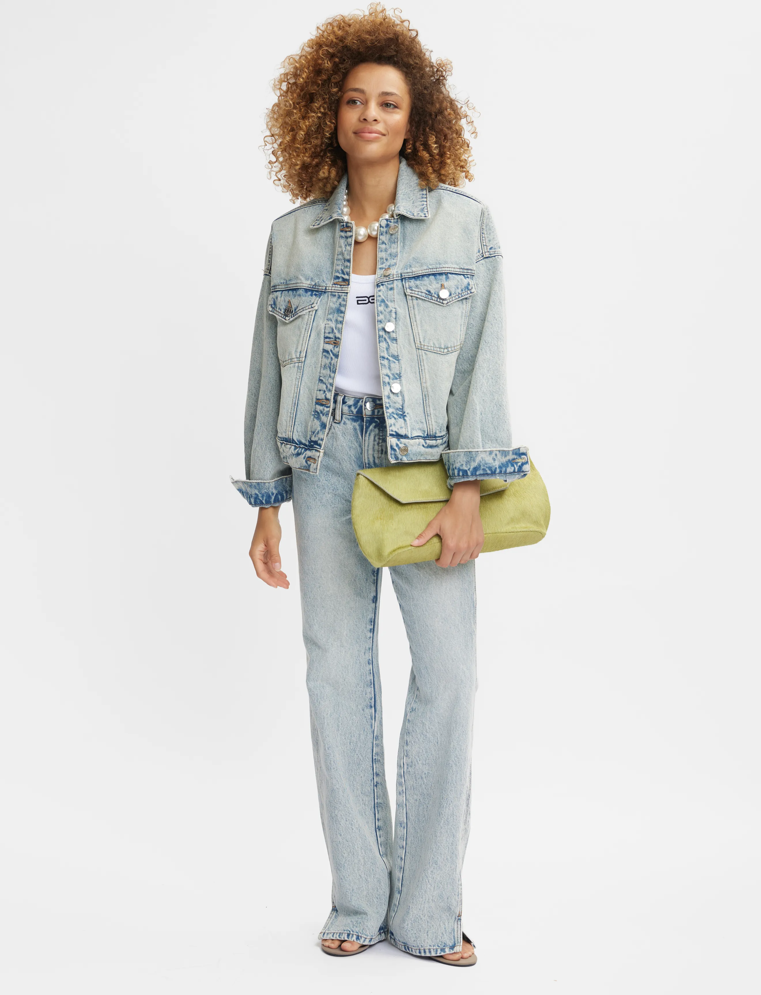Gestuz - AcidaGZ jacket - light blue acid wash - 4