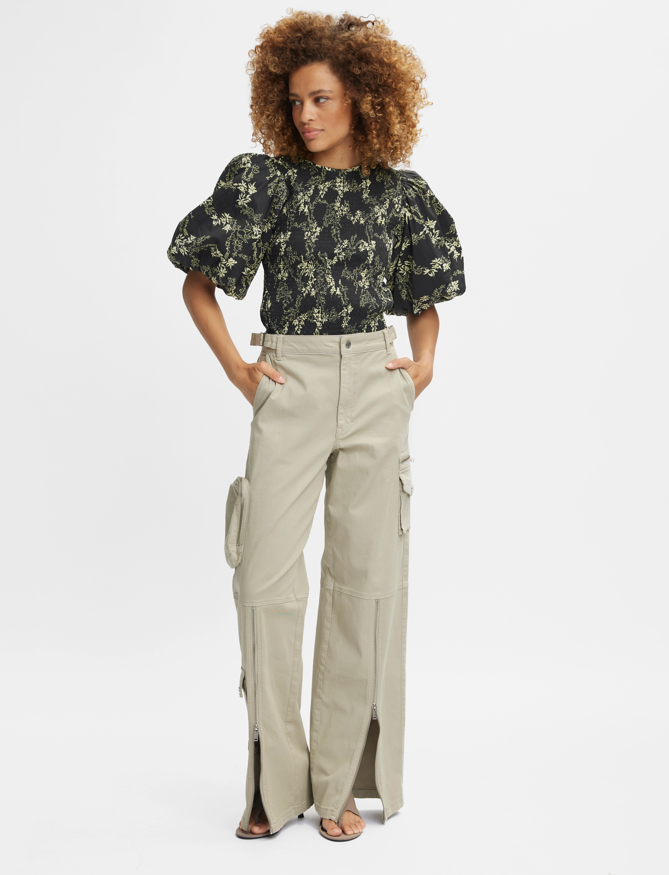 Gestuz - MirjaGZ HW cargo pants - cargobukser - abbey stone - 3
