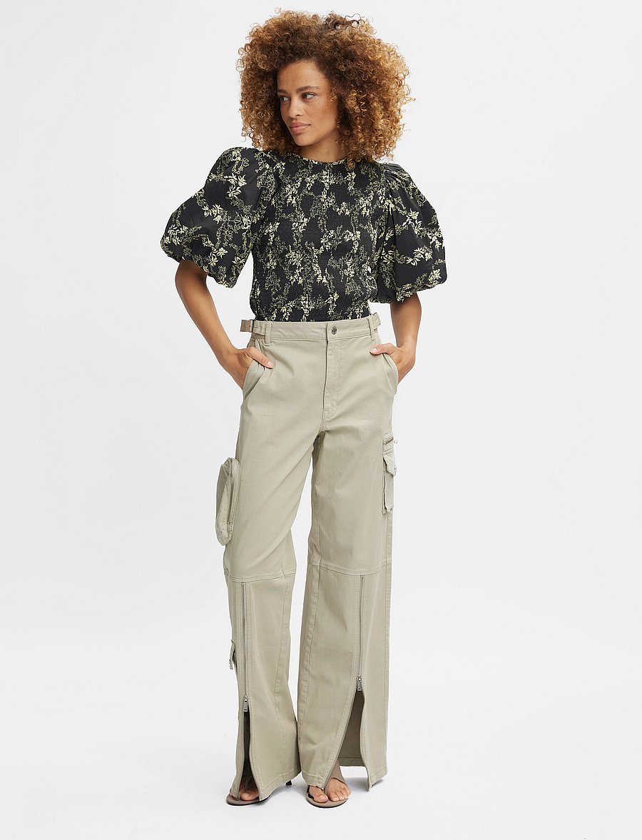Gestuz - MirjaGZ HW cargo pants - cargobukser - abbey stone - 3