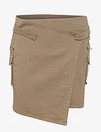 MirjaGZ short cargo skirt - SHITAKE
