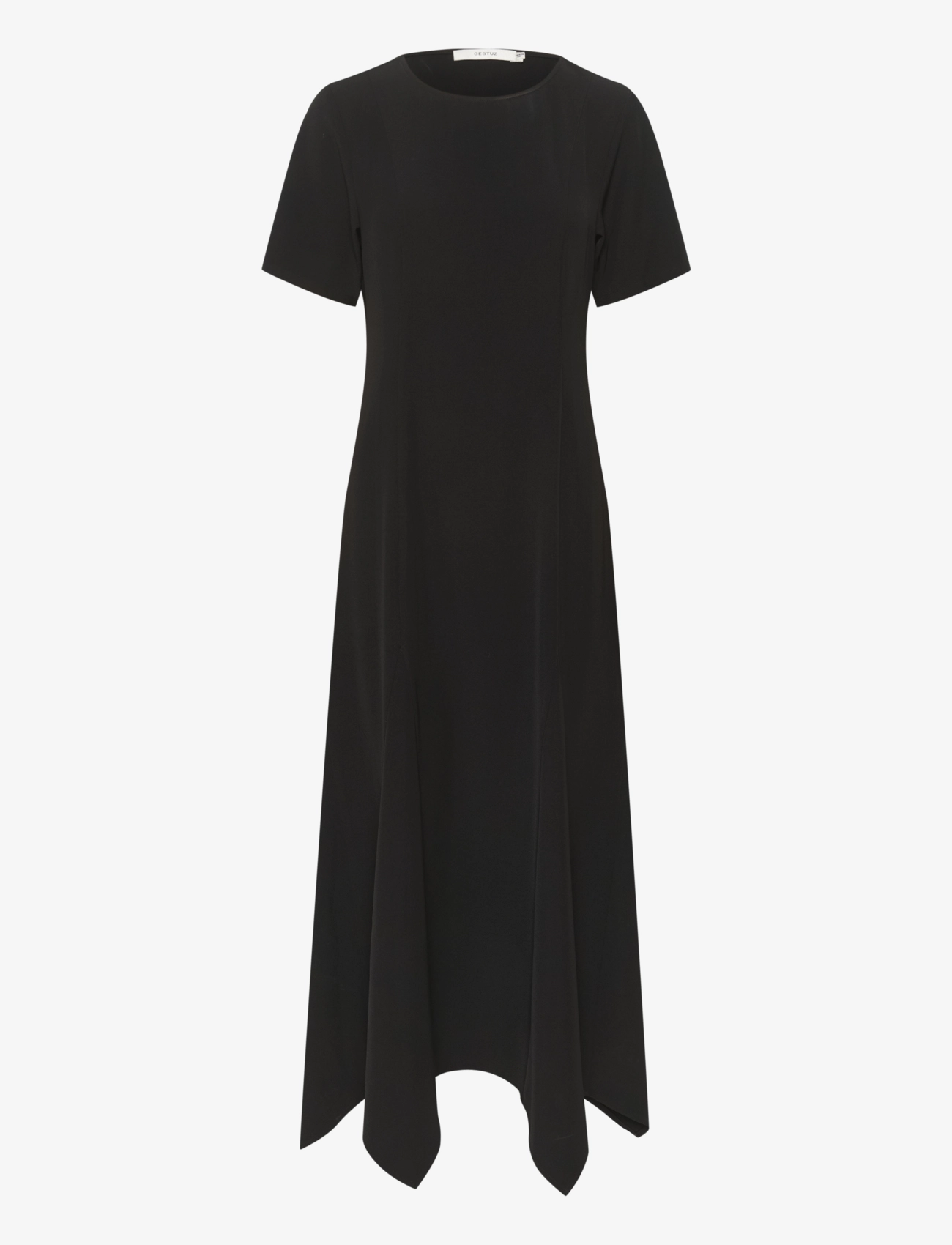 Gestuz GlennaGZ ls long dress - Kjoler - BLACK / black