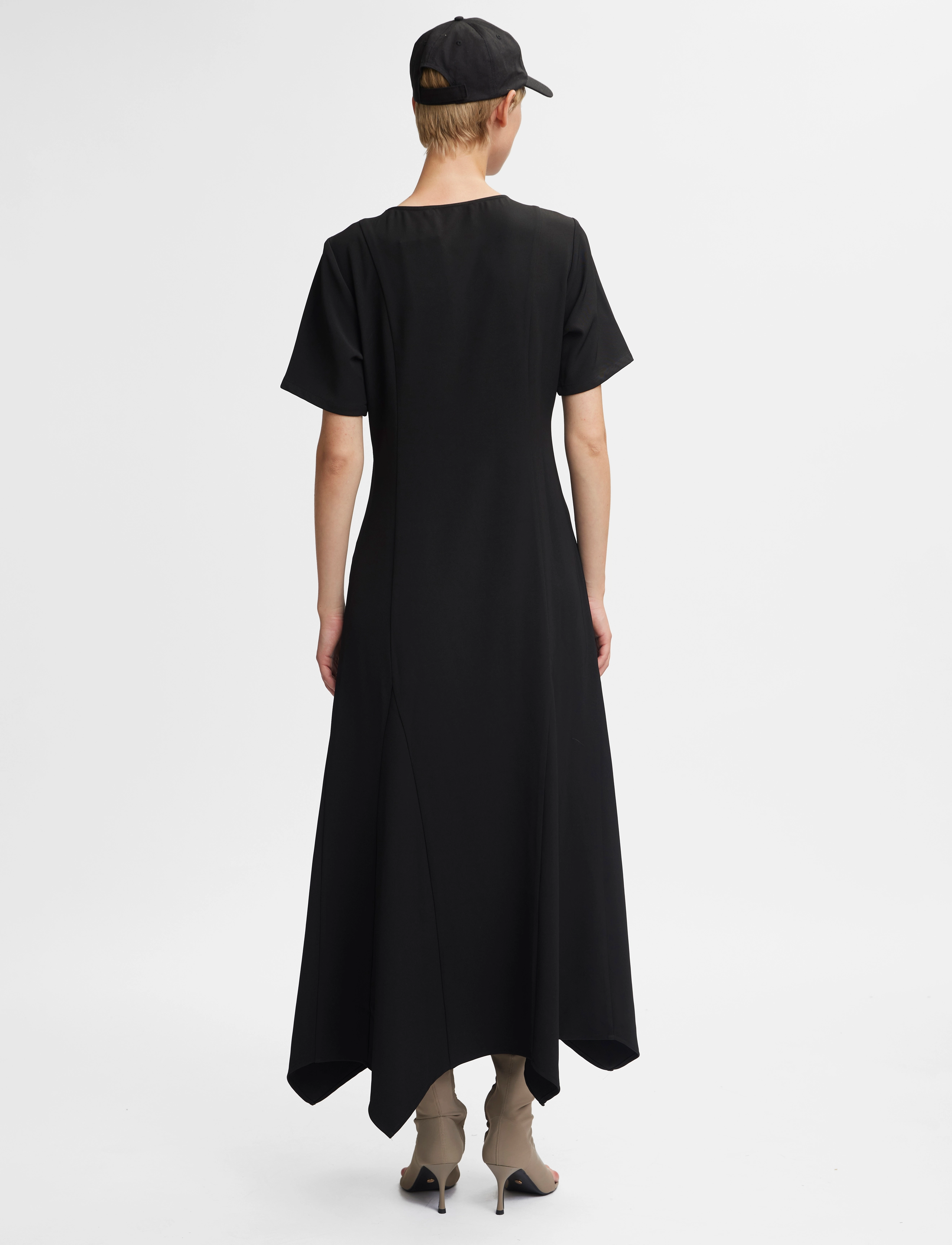 Gestuz - GlennaGZ ls long dress - cocktail dresses - black - 3