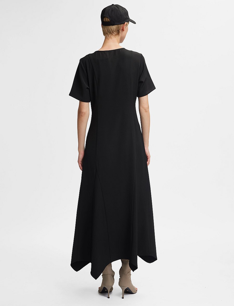 Gestuz - GlennaGZ ls long dress - cocktail dresses - black - 3