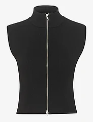 Gestuz - YasmiaGZ waistcoat - knitted vests - black - 0