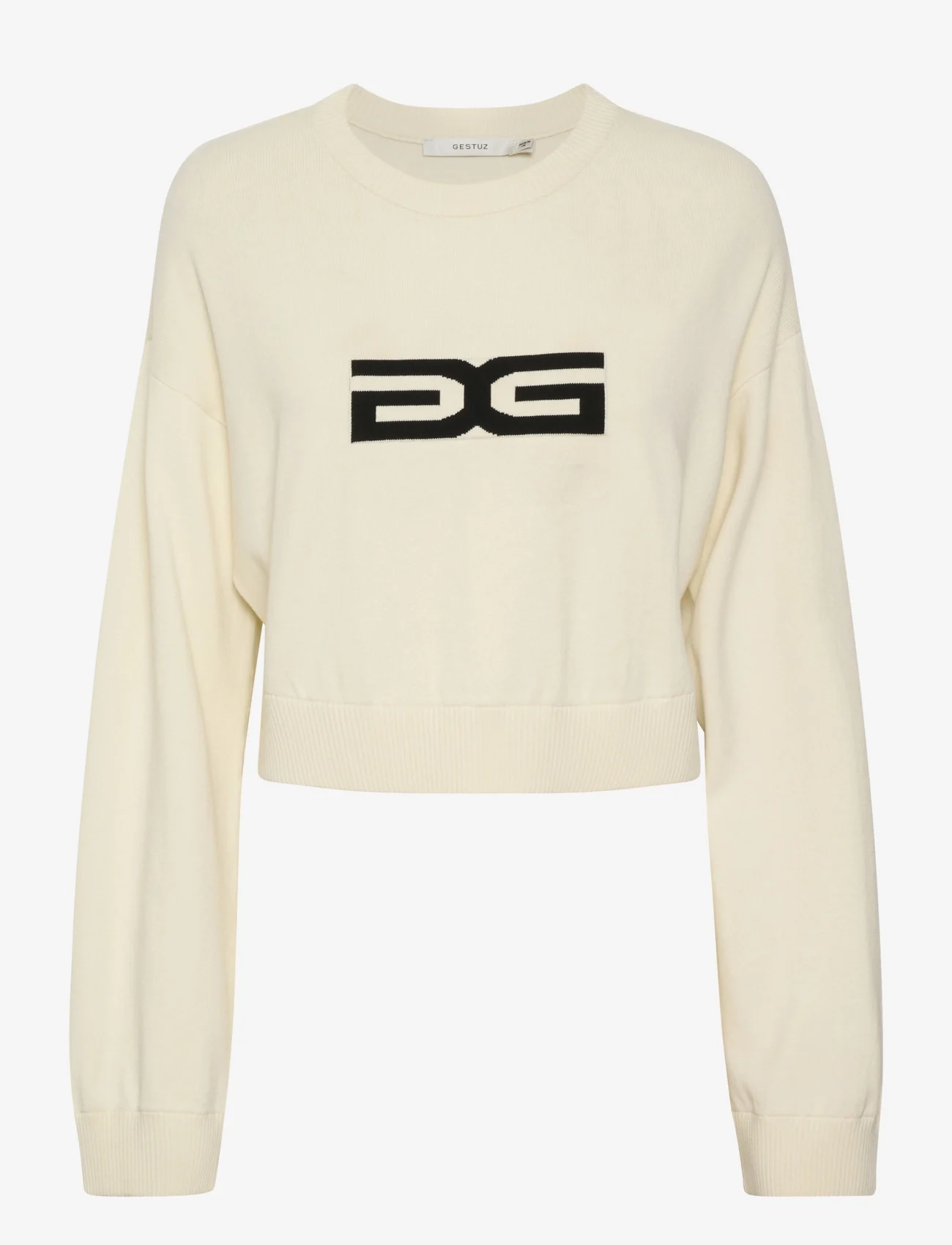 Gestuz - AyaGZ cropped pullover - pullover - egret - 0