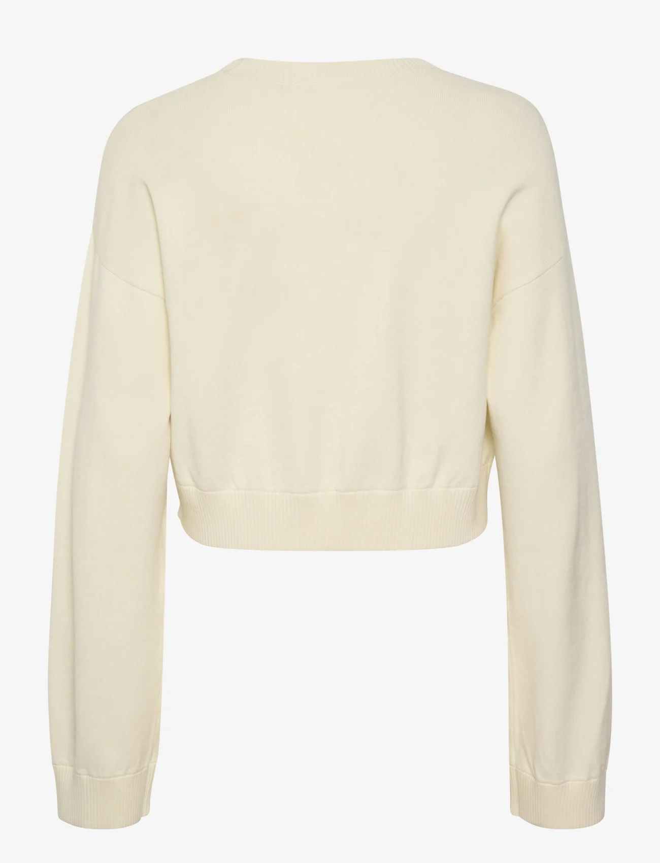 Gestuz - AyaGZ cropped pullover - pullover - egret - 1