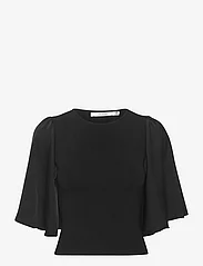 Gestuz - PamaGZ top - blouses korte mouwen - black - 0