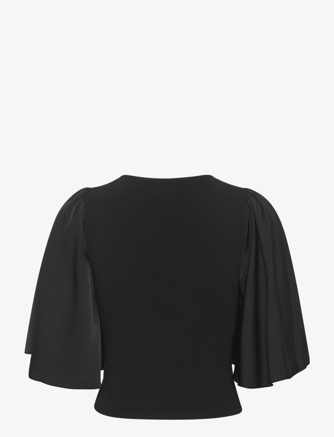 Gestuz - PamaGZ top - blouses korte mouwen - black - 1