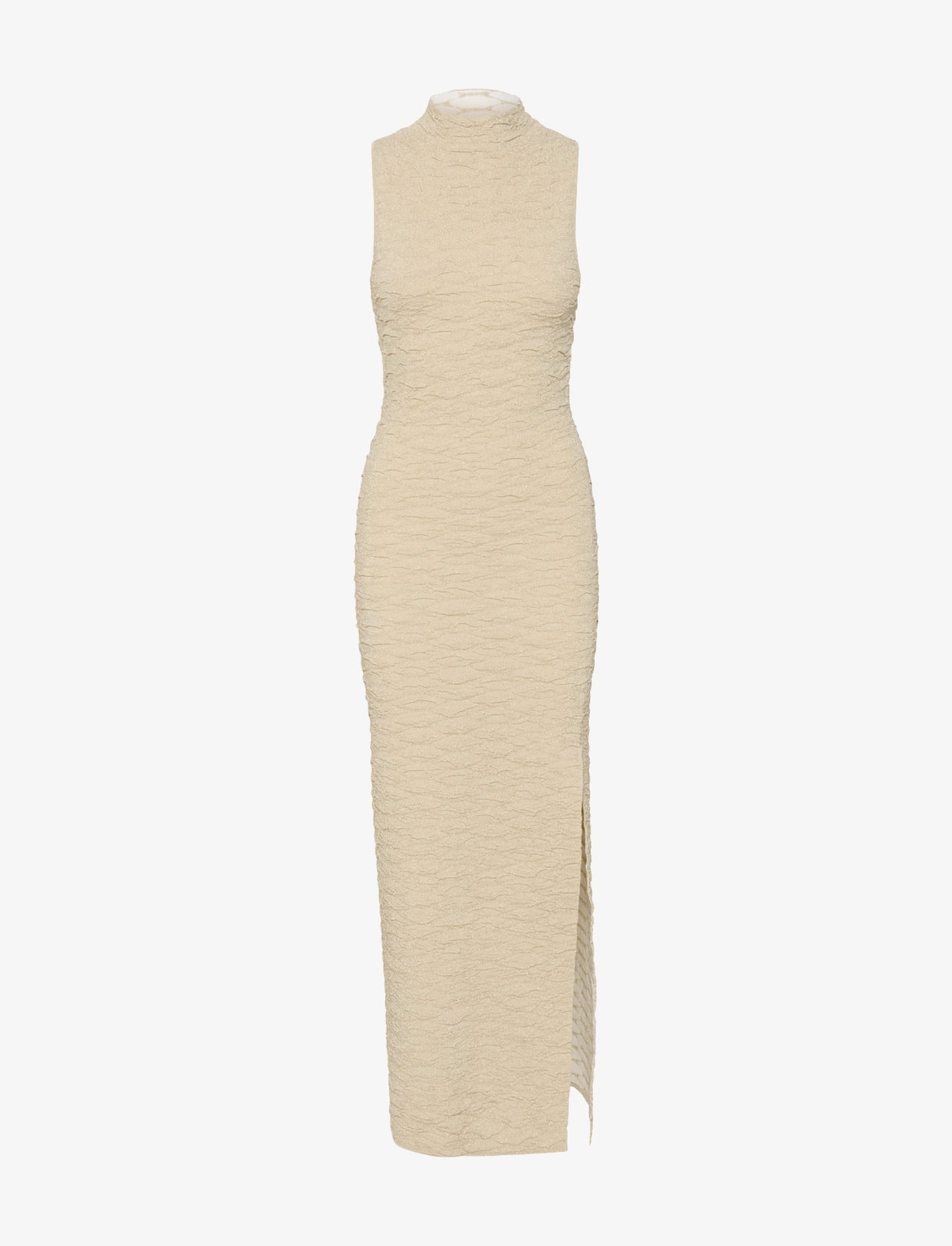 Gestuz PiccaGZ SL dress - Klänningar - OFFWHITE/GOLD / cream