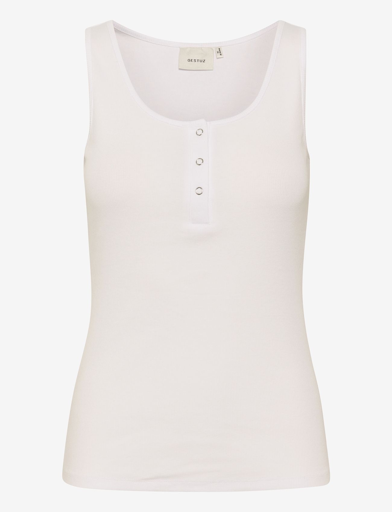 Gestuz - DrewGZ button top NOOS - sleeveless tops - bright white - 1