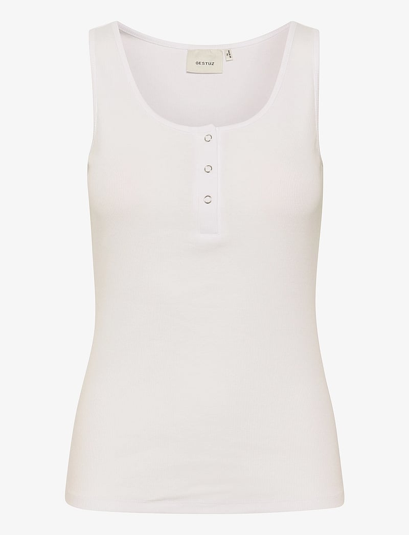 Gestuz - DrewGZ button top NOOS - Ärmellose tops - bright white - 1