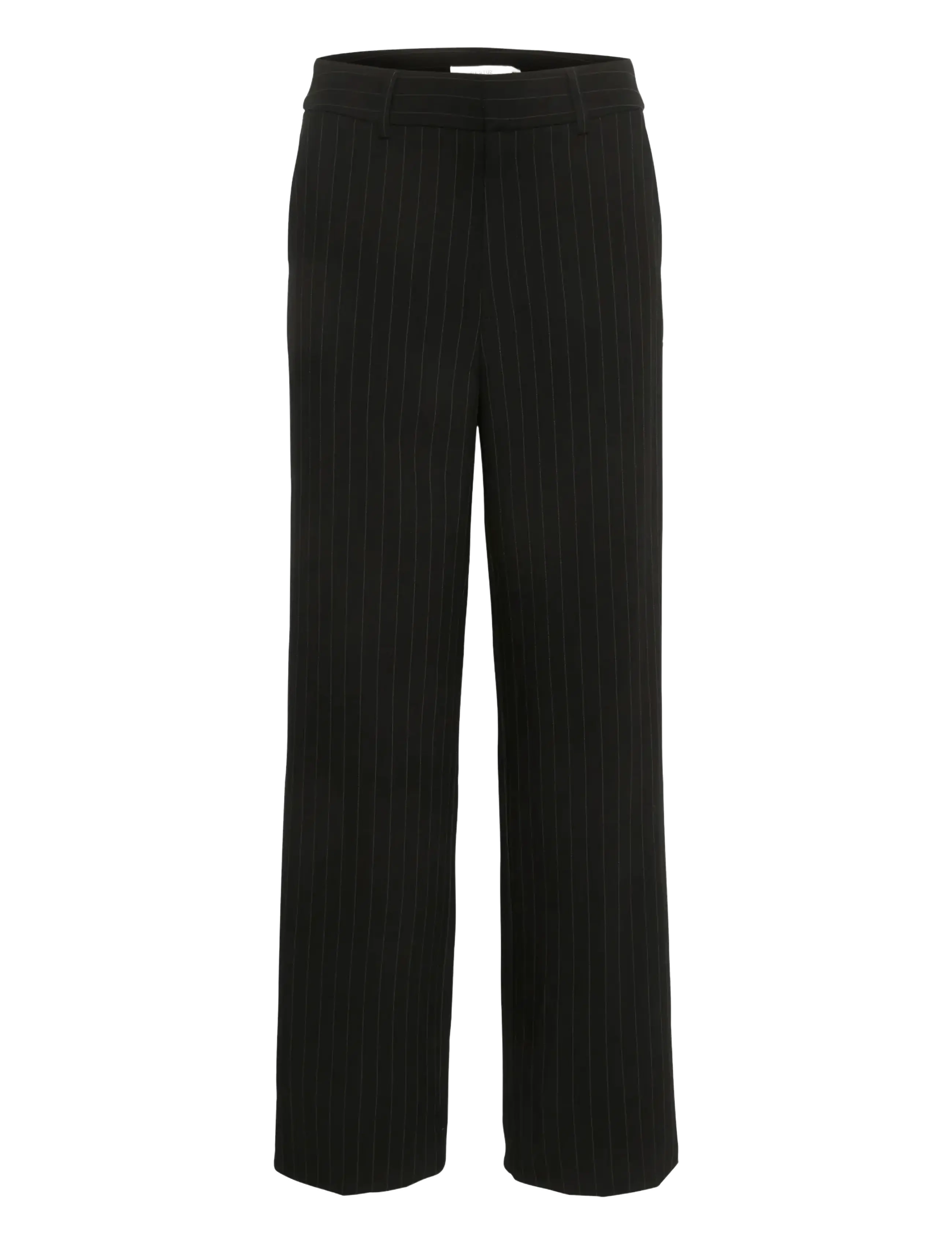 Gestuz JoelleGZ pinstripe MW pants NOOS - Bukser - BLACK PINSTRIPE / black