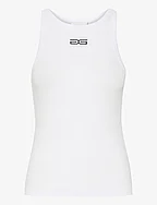 DrewGZ sl logo tank - BRIGHT WHITE