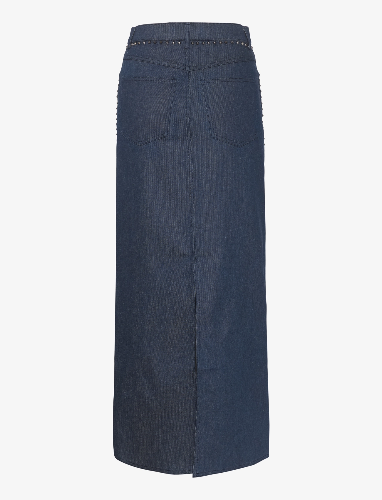 Gestuz - RockieGZ HW long skirt - jeanskjolar - dark blue unwashed - 2