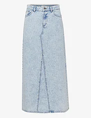 Gestuz - MilyGZ HW long skirt - midi nederdele - mid blue washed - 1