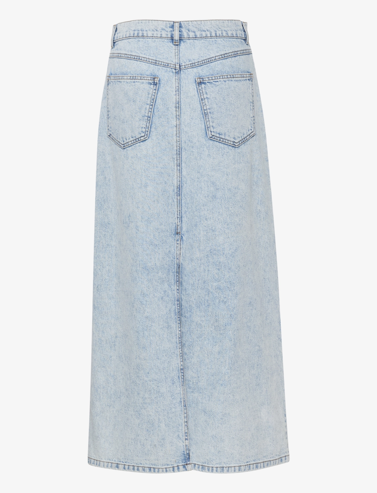 Gestuz - MilyGZ HW long skirt - midi nederdele - mid blue washed - 2