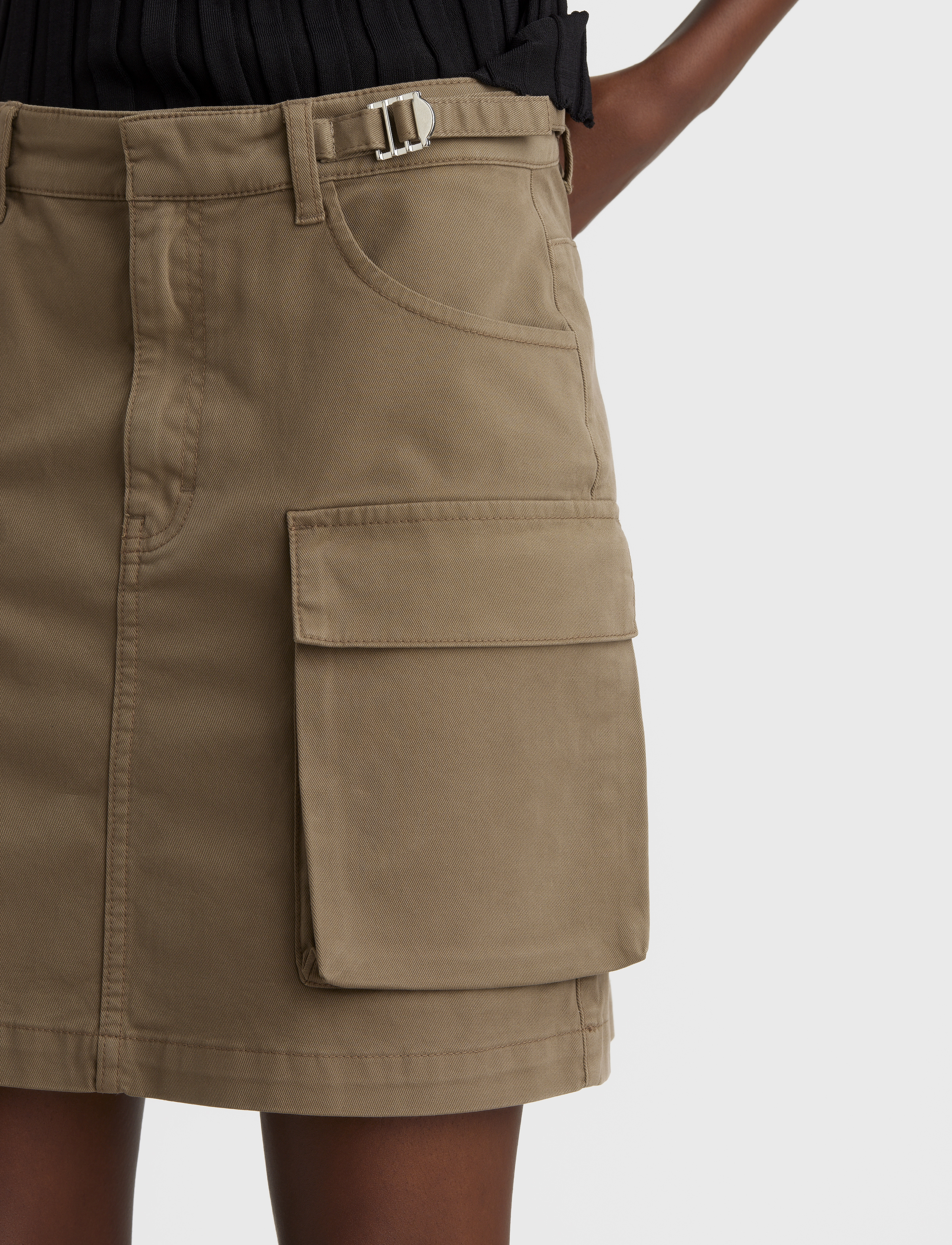 Gestuz - MarliGZ HW skirt - korte nederdele - stone gray - 3