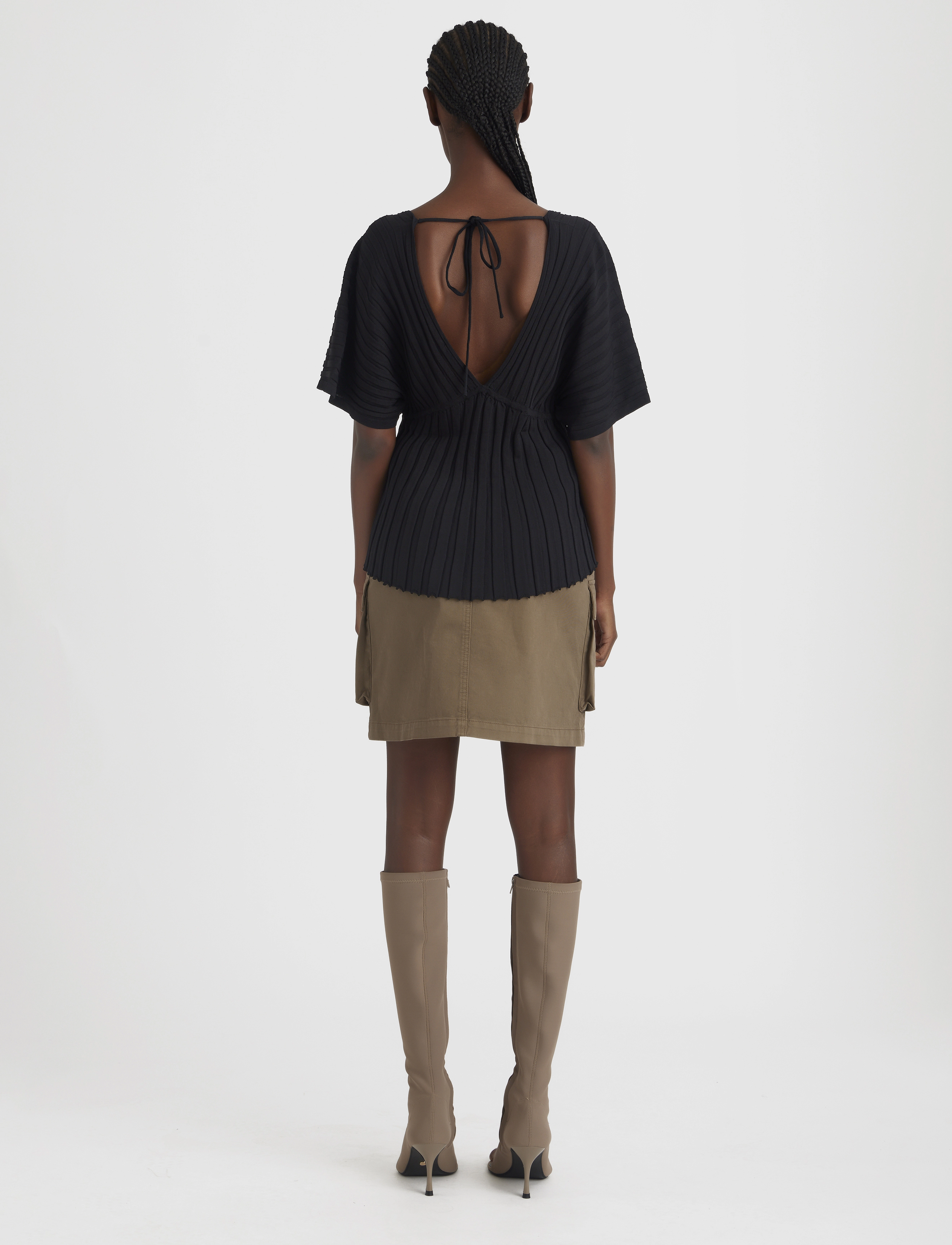 Gestuz - MarliGZ HW skirt - korte nederdele - stone gray - 4