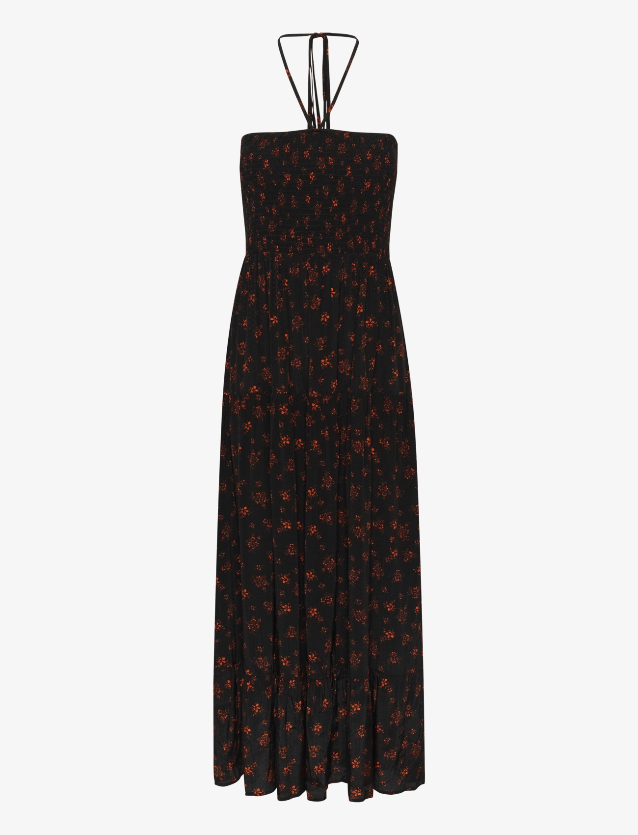 Gestuz SanvieGZ P dress - Klänningar - DITSY BLACK AND RED FLOWER / black