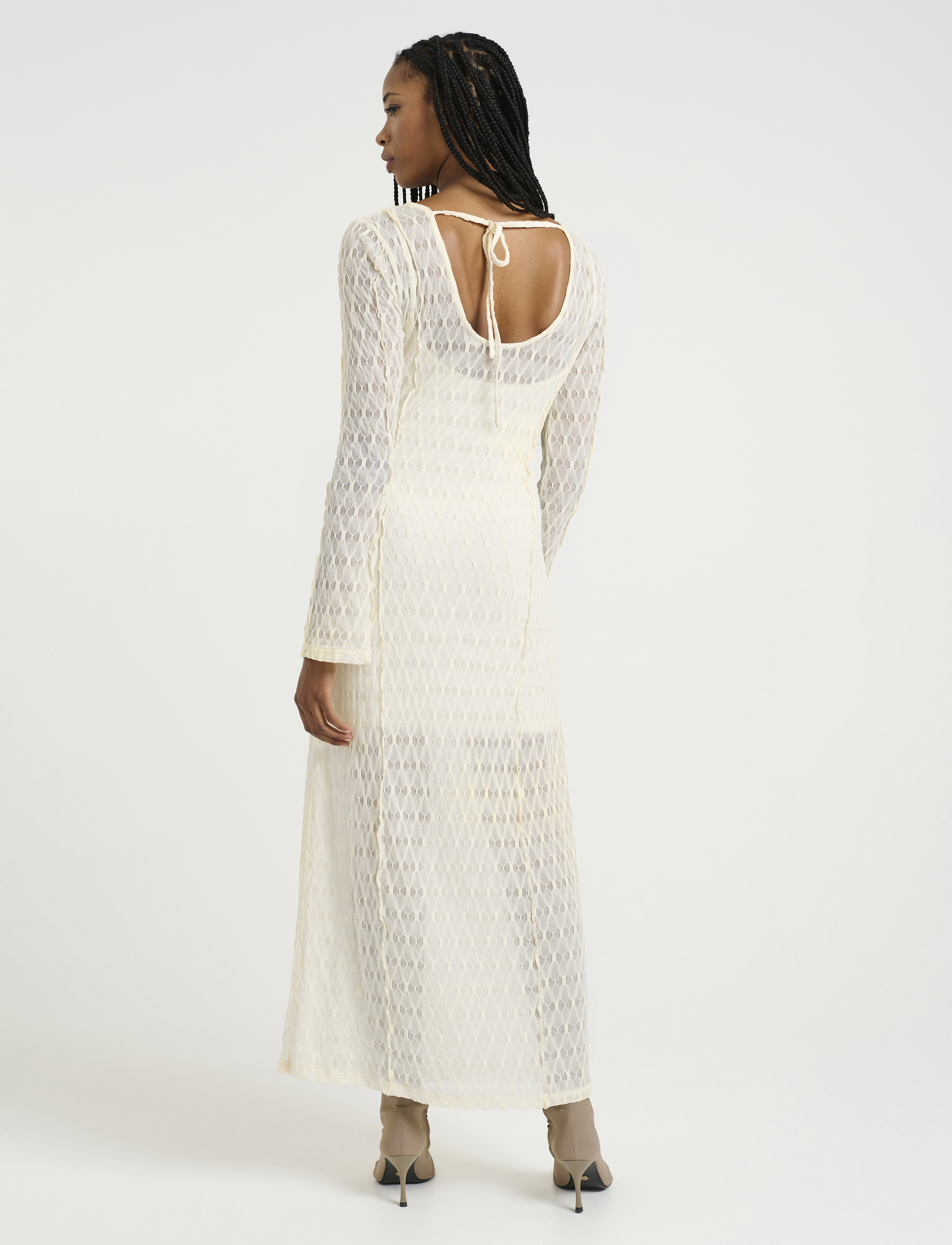 Gestuz - LicaGZ long dress - megztos suknelės - afterglow - 4