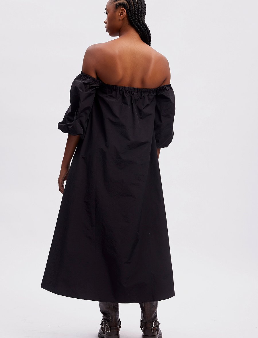 Gestuz - PampaGZ off shoulder dress - midikleidid - black - 4