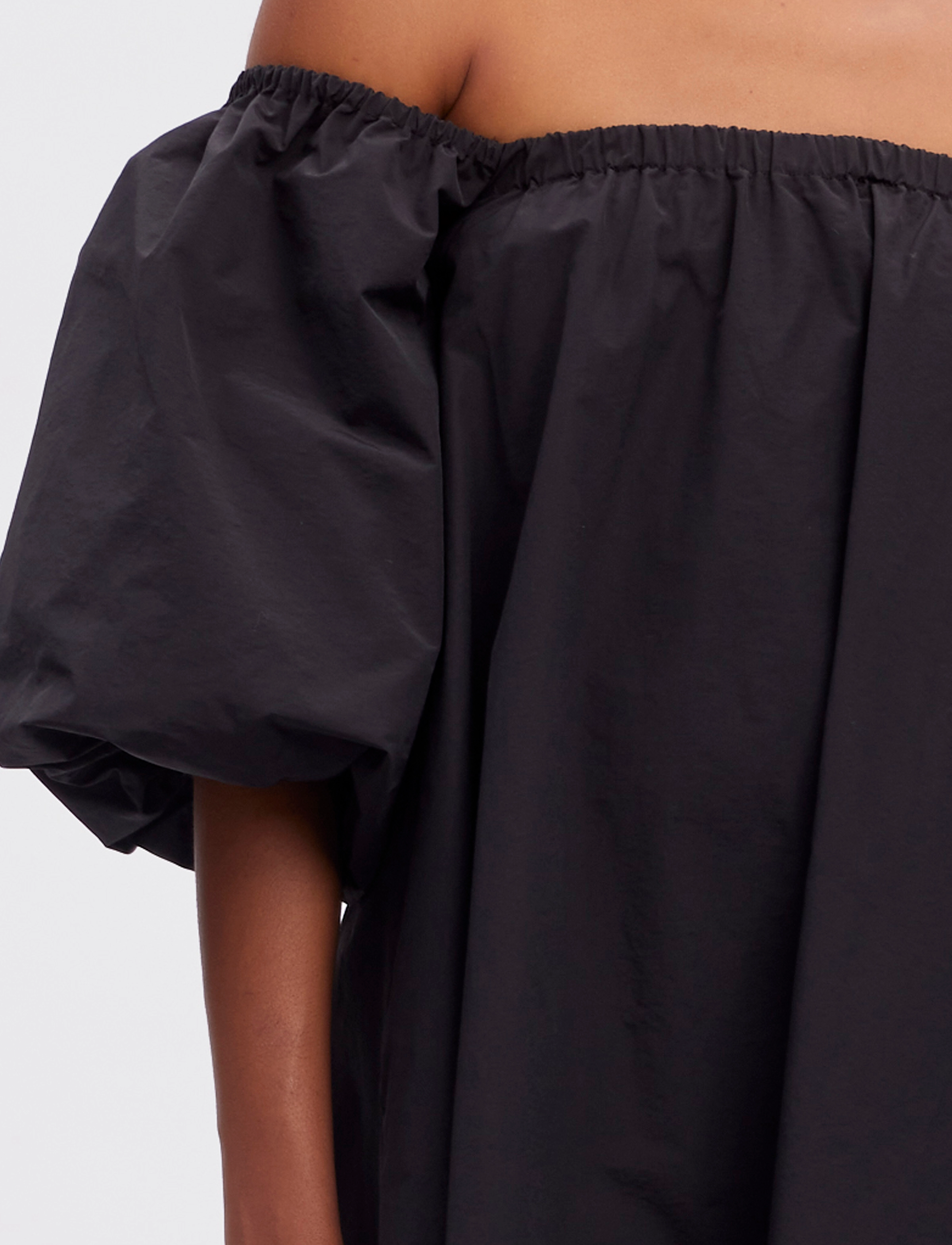 Gestuz - PampaGZ off shoulder dress - midi kjoler - black - 5