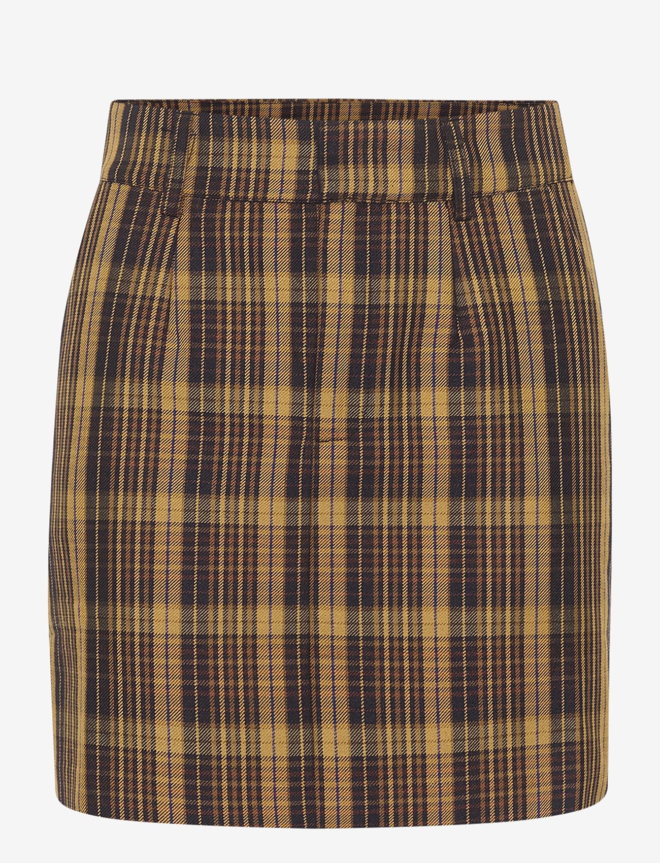 Gestuz - ChikaGZ MW skirt - kurze röcke - multi color check - 1