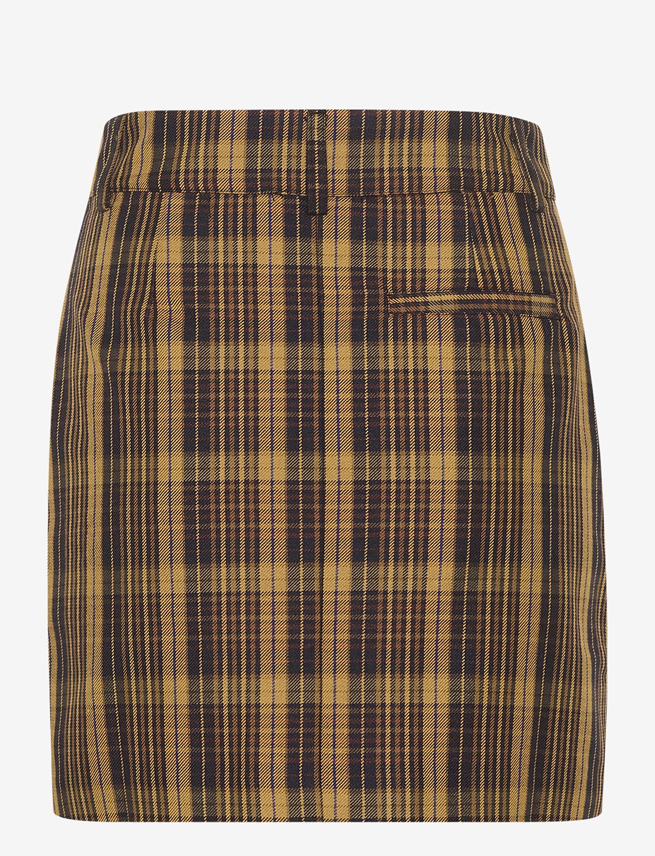 Gestuz - ChikaGZ MW skirt - kurze röcke - multi color check - 2