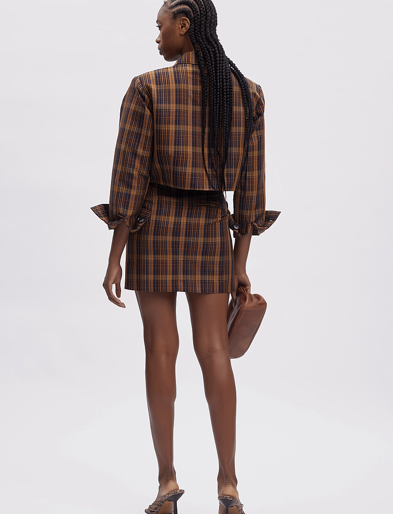 Gestuz - ChikaGZ MW skirt - korta kjolar - multi color check - 3