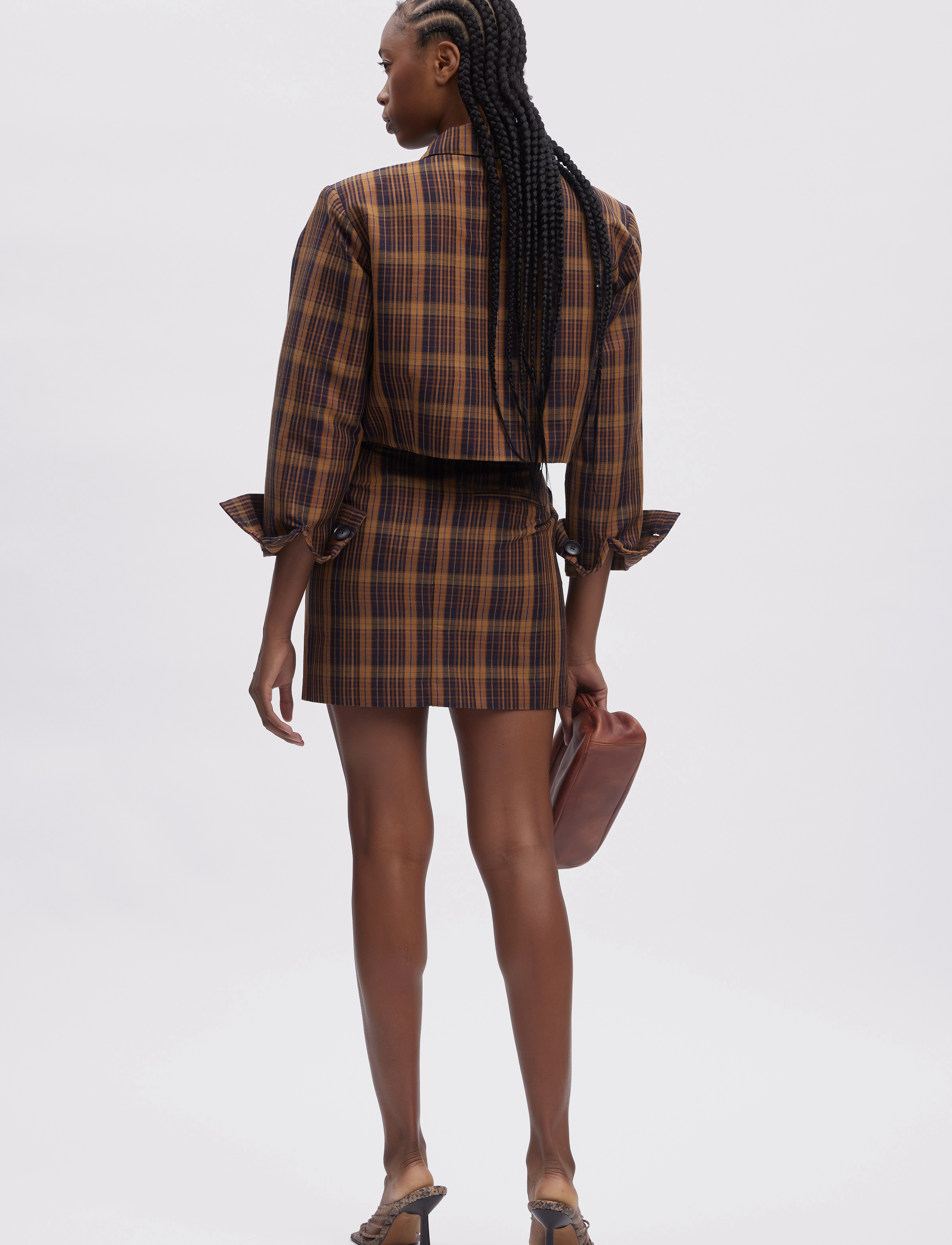 Gestuz - ChikaGZ MW skirt - kurze röcke - multi color check - 3