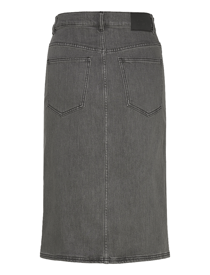 Gestuz - DeniaGZ HW midi skirt - jeanskjolar - black - 1