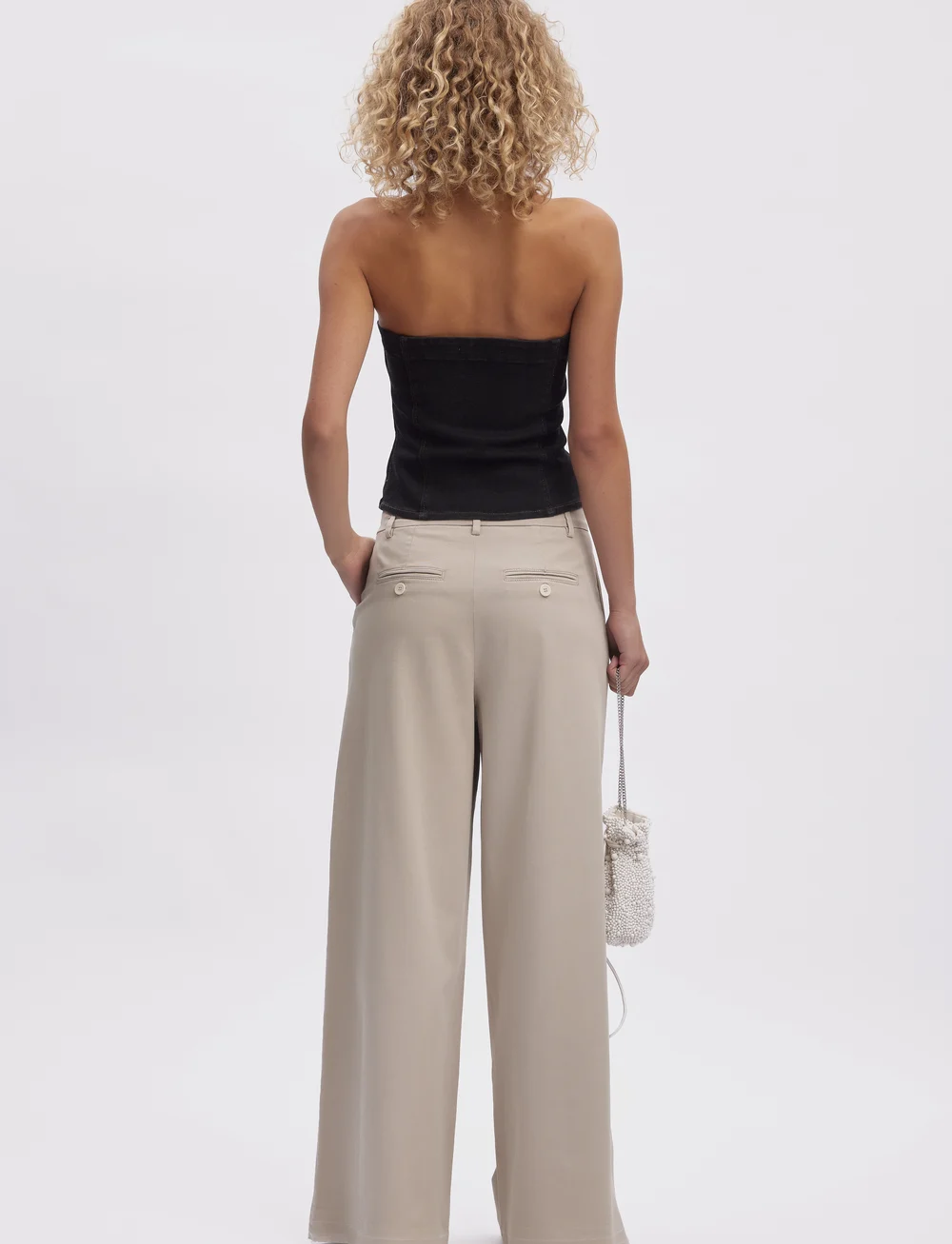 Gestuz - ChinellaGZ HW pants - habitbukser - island fossil - 4