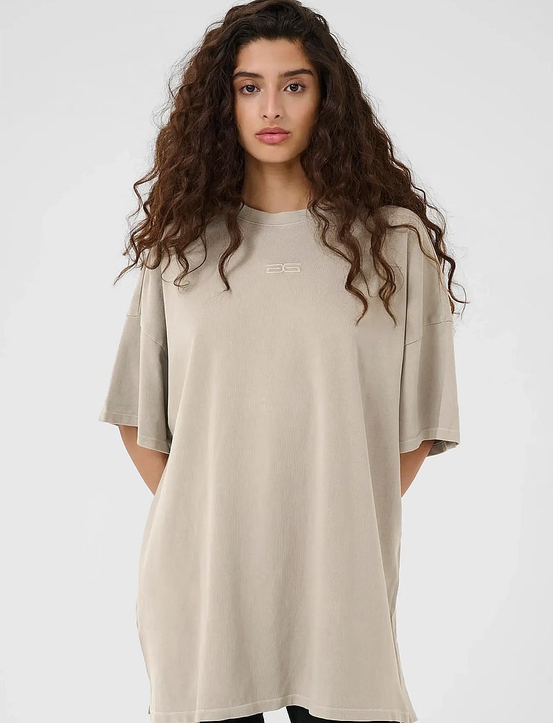 Gestuz - JioGZ oversize tee - t-shirts - silver sage - 0