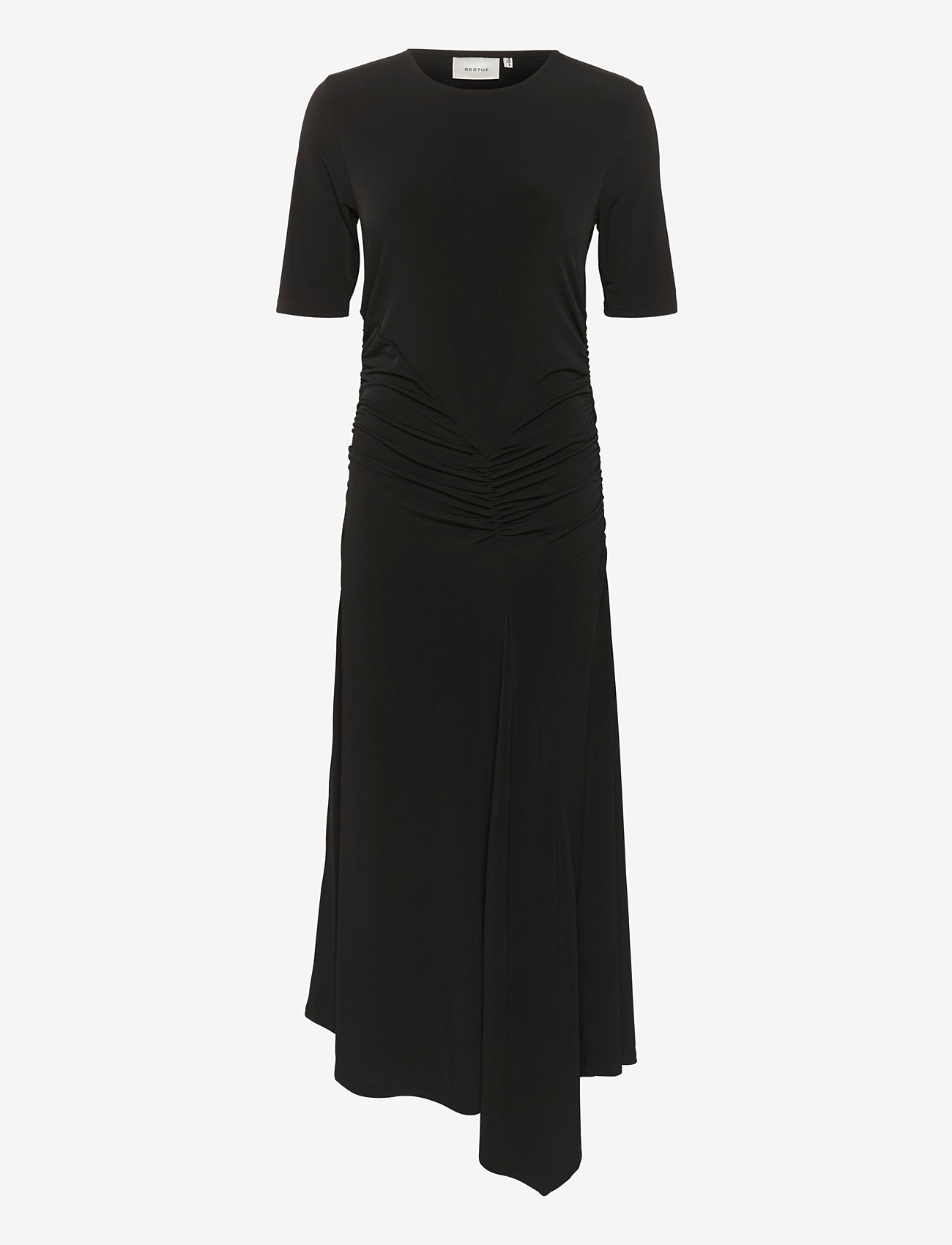 Gestuz - MailyGZ dress - t-shirtklänningar - black - 1