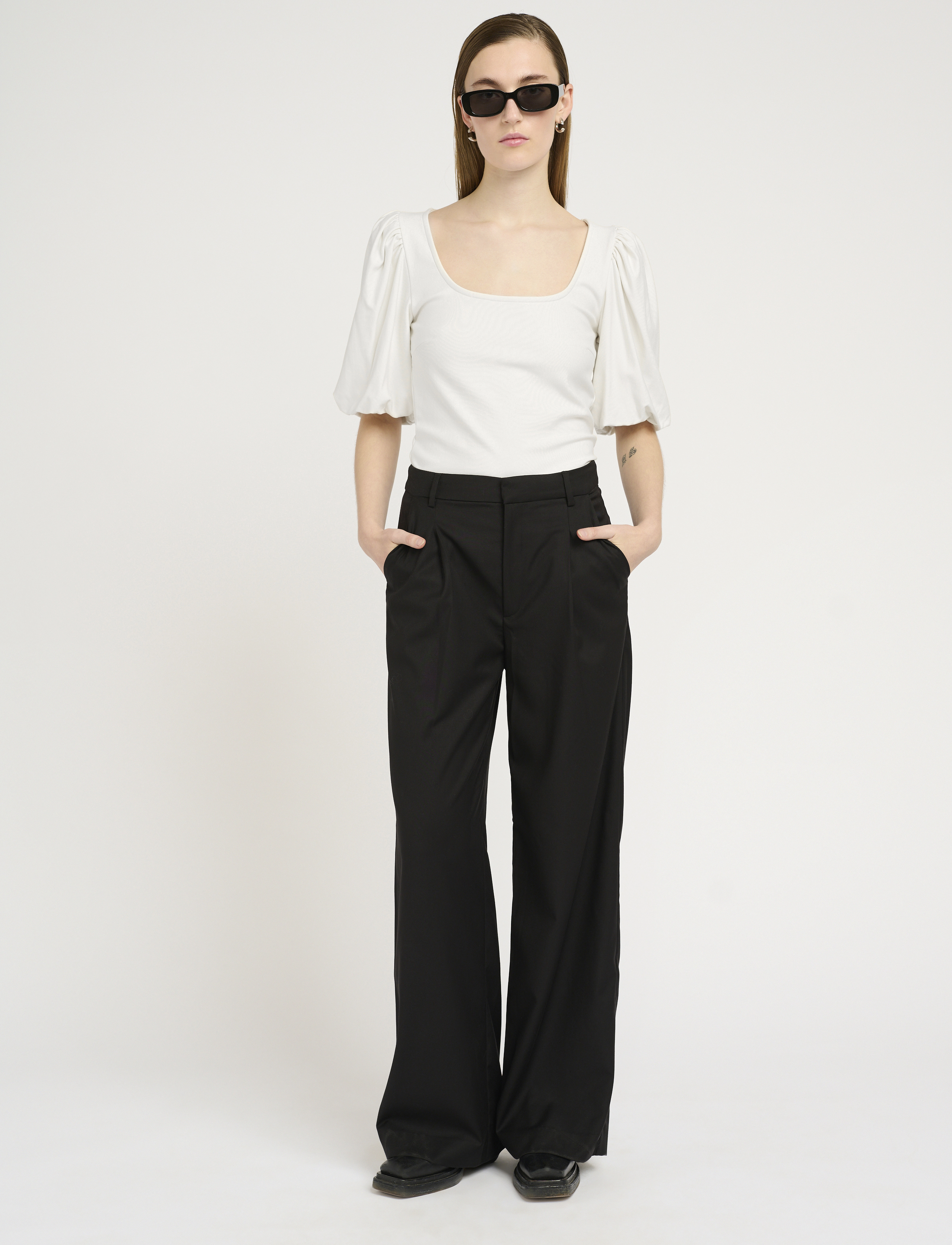 Gestuz - RifaGZ balloon top - birch - 3