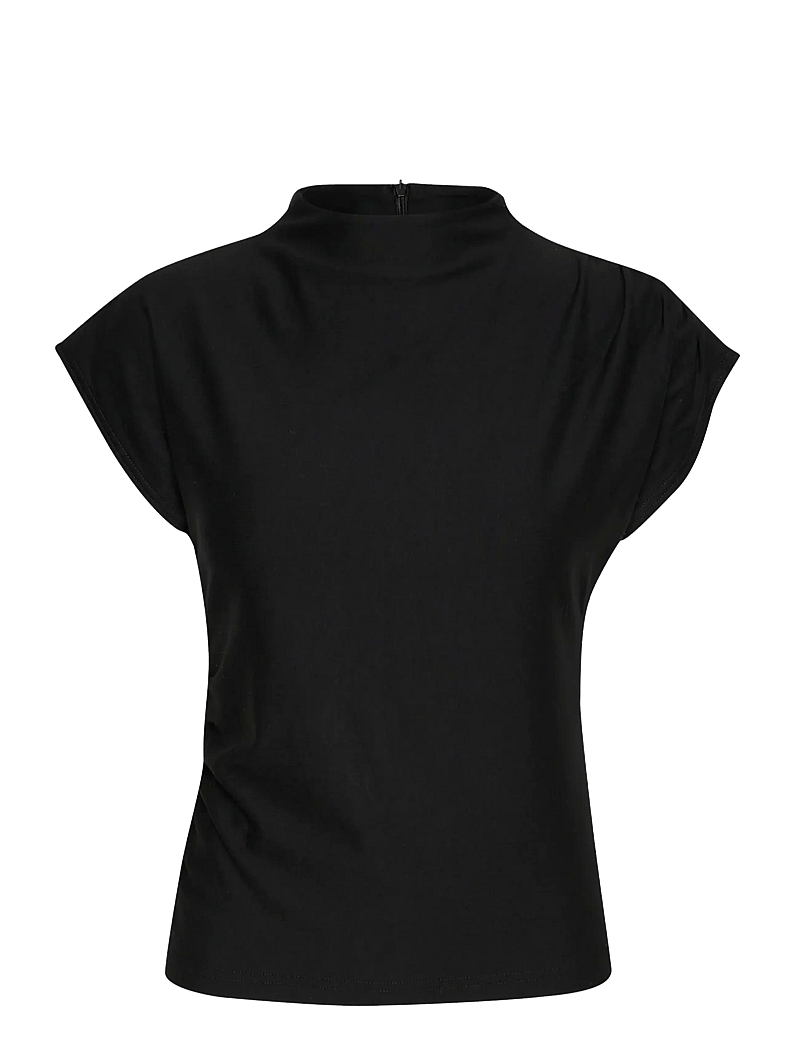 Gestuz - RifaGZ tee NOOS - kortærmede bluser - black - 1