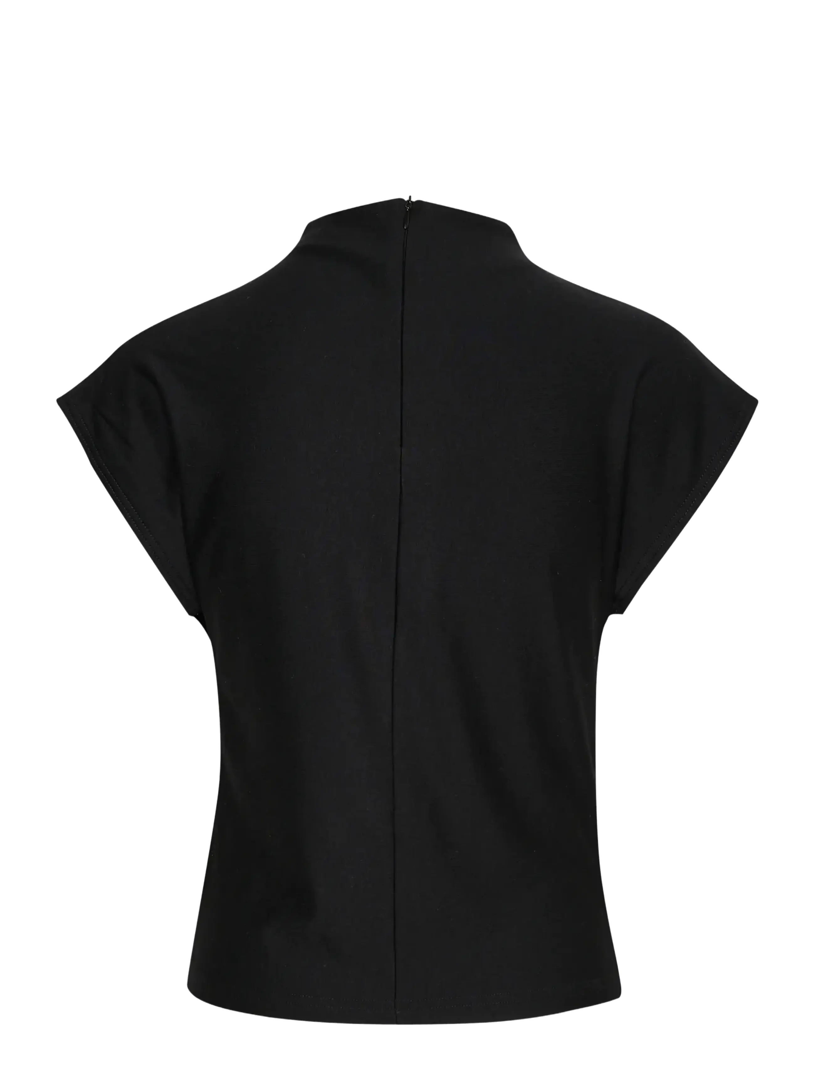 Gestuz - RifaGZ tee NOOS - kurzämlige blusen - black - 2