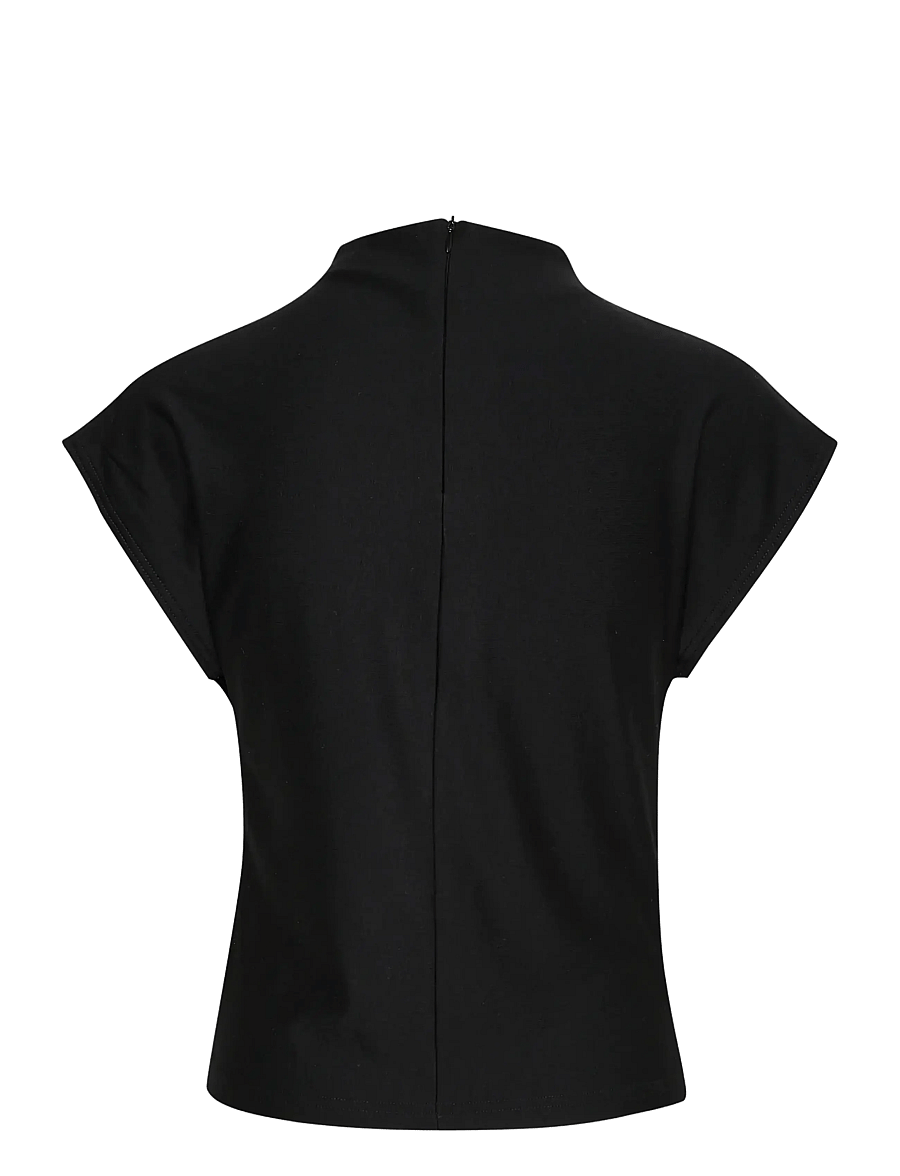 Gestuz - RifaGZ tee NOOS - kortärmade blusar - black - 2