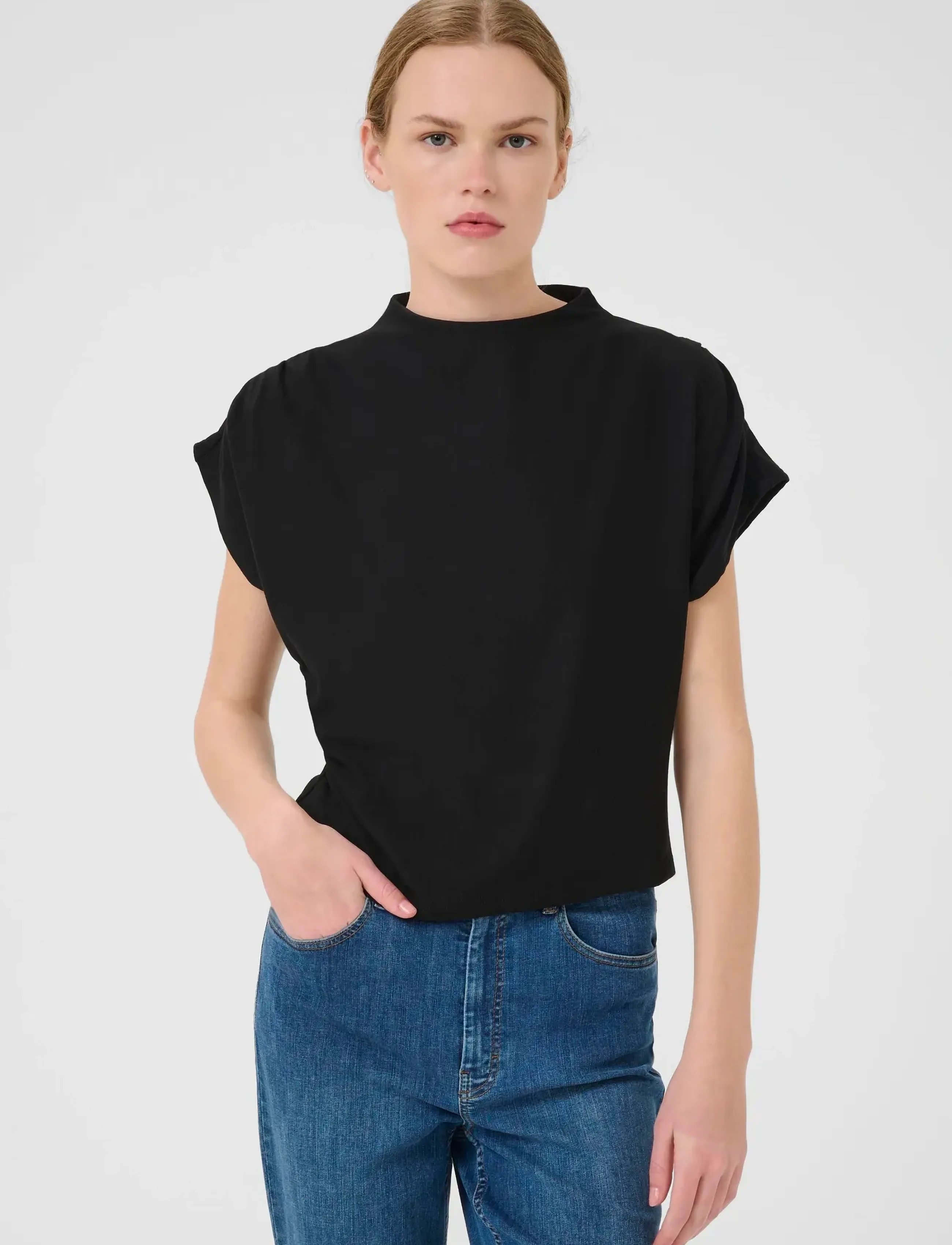 Gestuz RifaGZ tee NOOS - Blusen & Hemden - BLACK / black