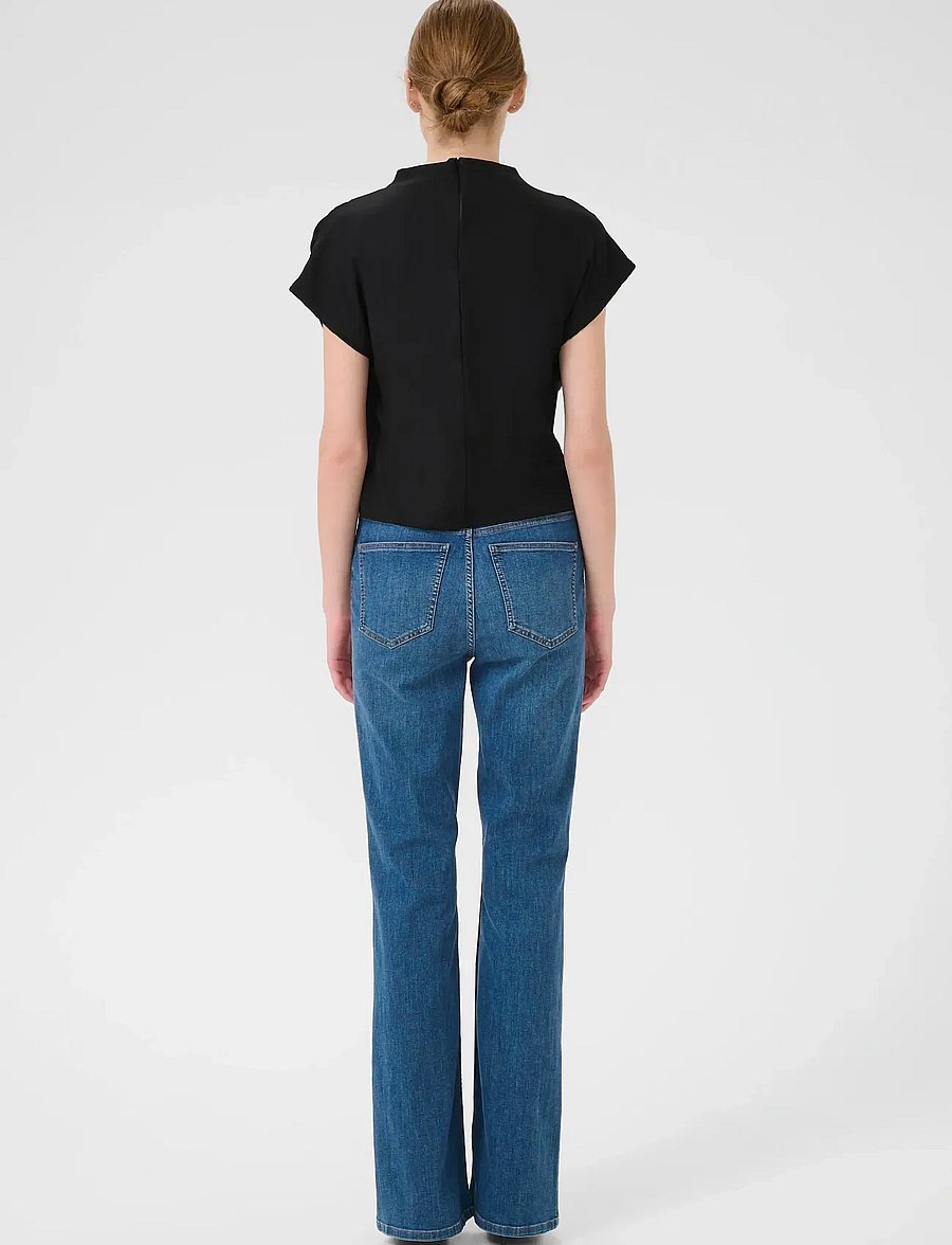 Gestuz - RifaGZ tee NOOS - kortärmade blusar - black - 4