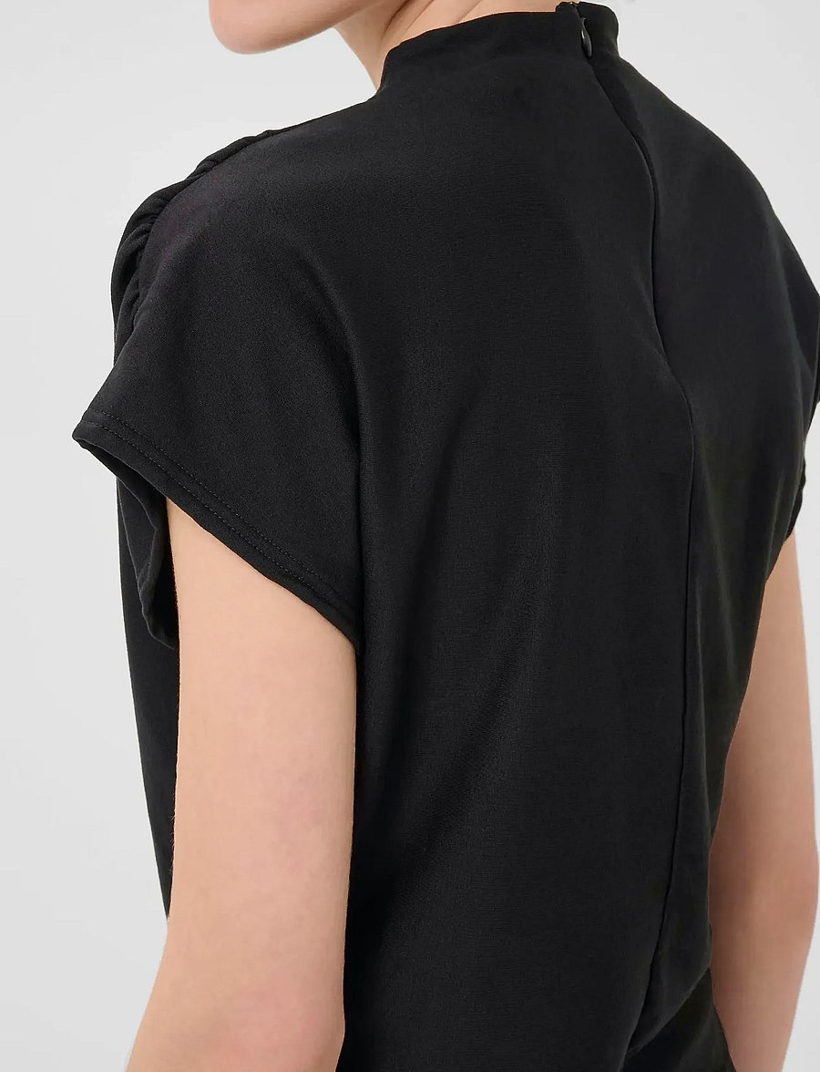 Gestuz - RifaGZ tee NOOS - kortärmade blusar - black - 5