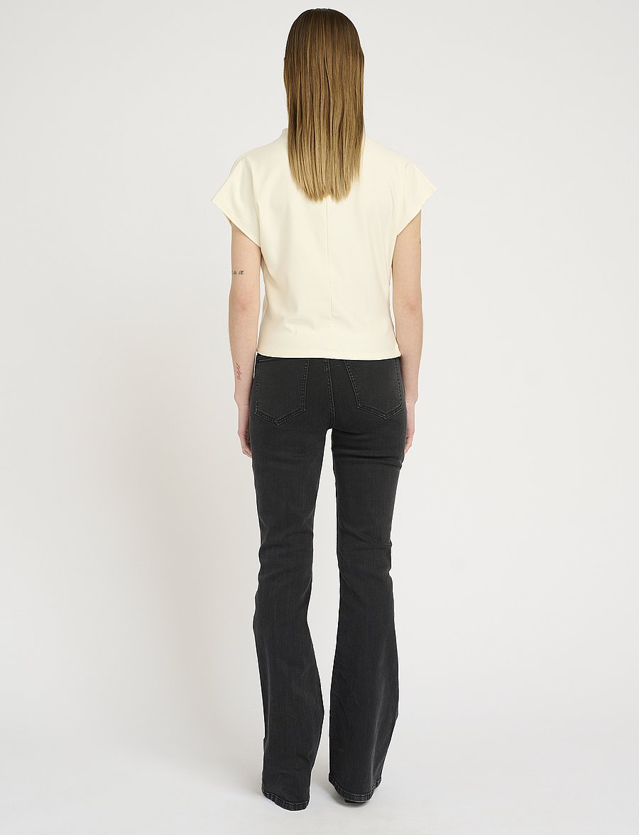 Gestuz - RifaGZ tee NOOS - kortärmade blusar - egret - 4