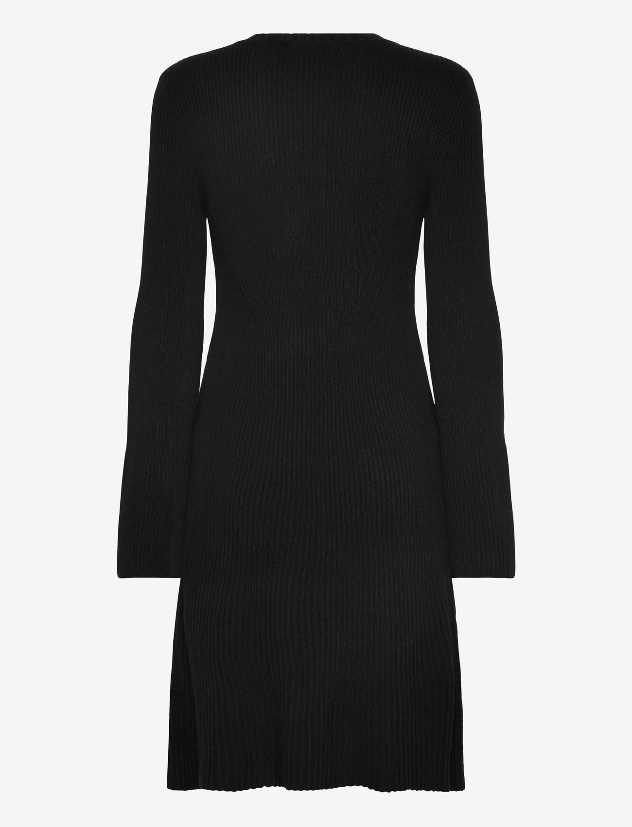 Gestuz - AntaliGZ wool short dress NOOS - stickade klänningar - black - 2