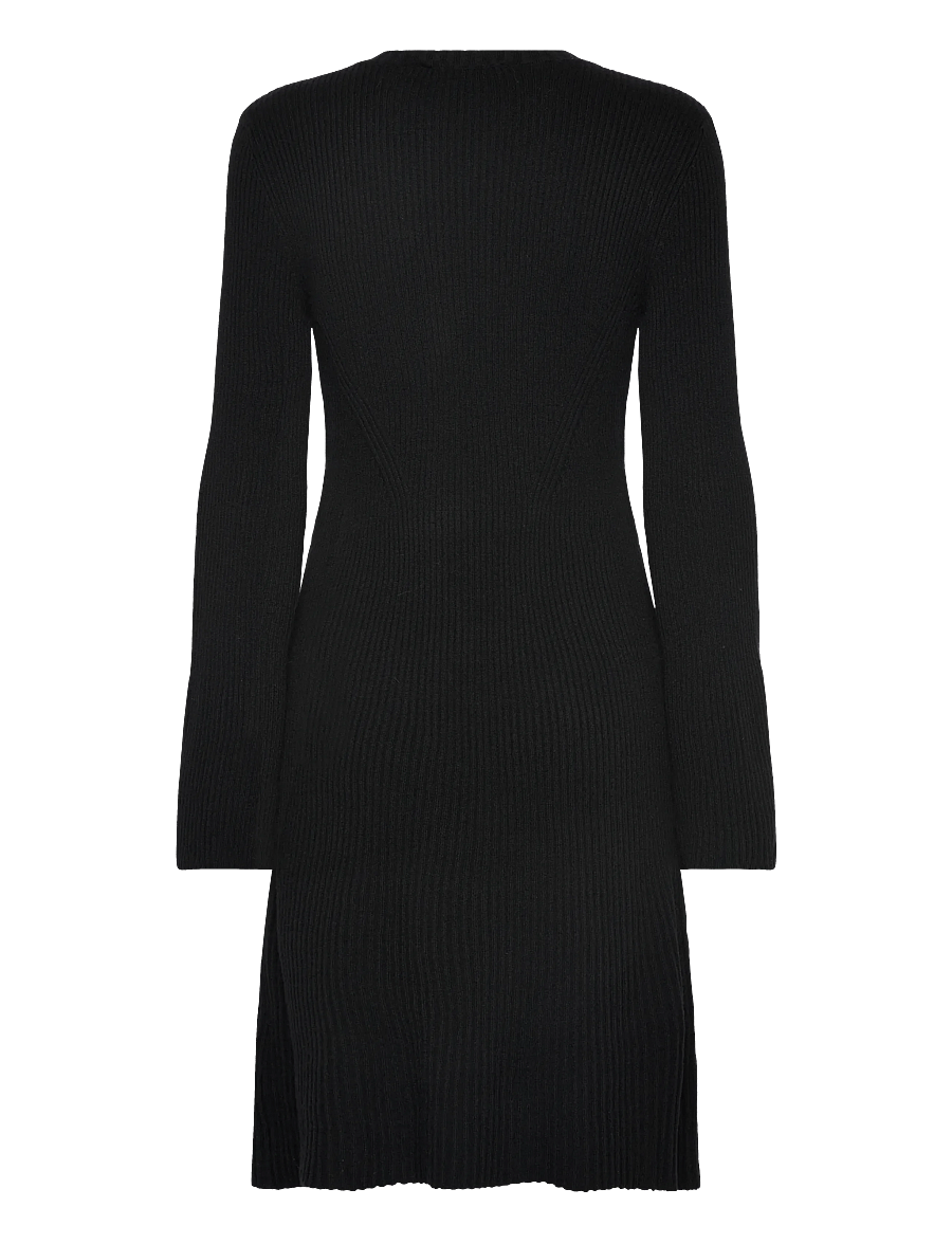 Gestuz - AntaliGZ wool short dress NOOS - strickkleider - black - 2